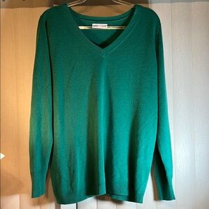 Croft & Barrow Emerald Green Knit Sweater